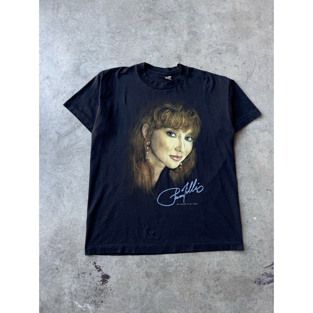 VTG 90s Pam Tillis The River And The Highway Country Singer Band Music T-Shirt L